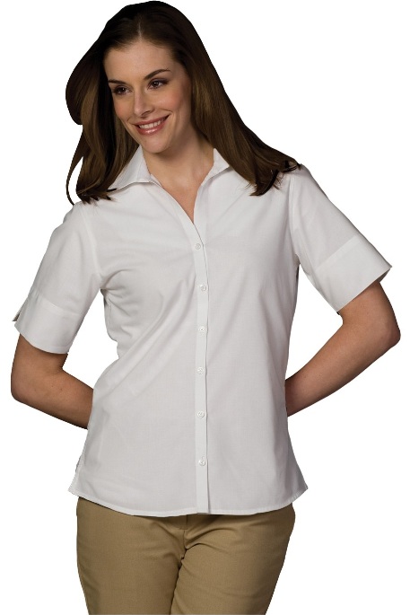 Spire Credit Union - Womens Poplin Blouse - Short Sleeve